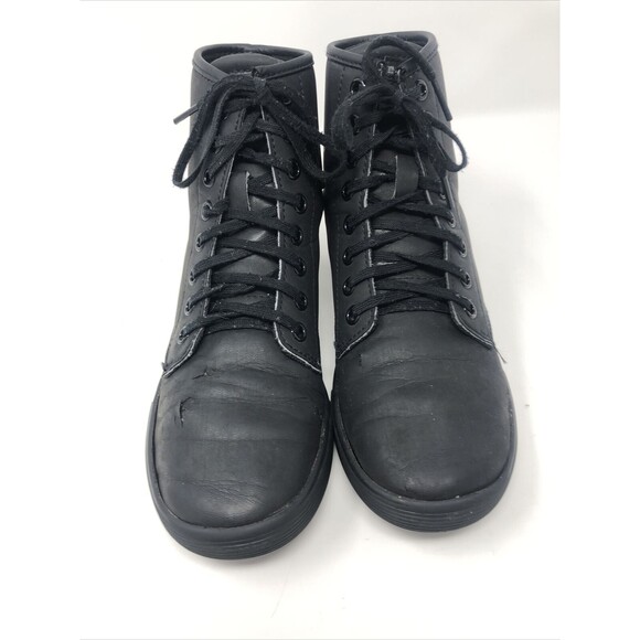 Dr. Martens Docs Doc Womens Sheridan Hightop Sneakers Boots Black 5 JY004 SK08U - Picture 2 of 12